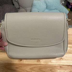 Maedn Everyday Crossbody Bag with Card Holder Stone Gray